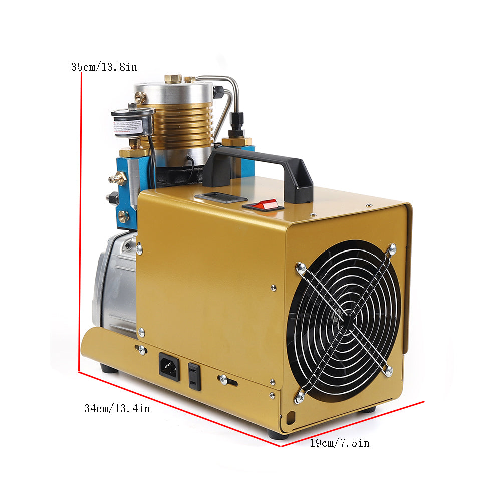  Pompa ad alta pressione da 1800 W, 220 V, con separatore esterno per olio e acqua, 0-30 Mpa preimpostabile