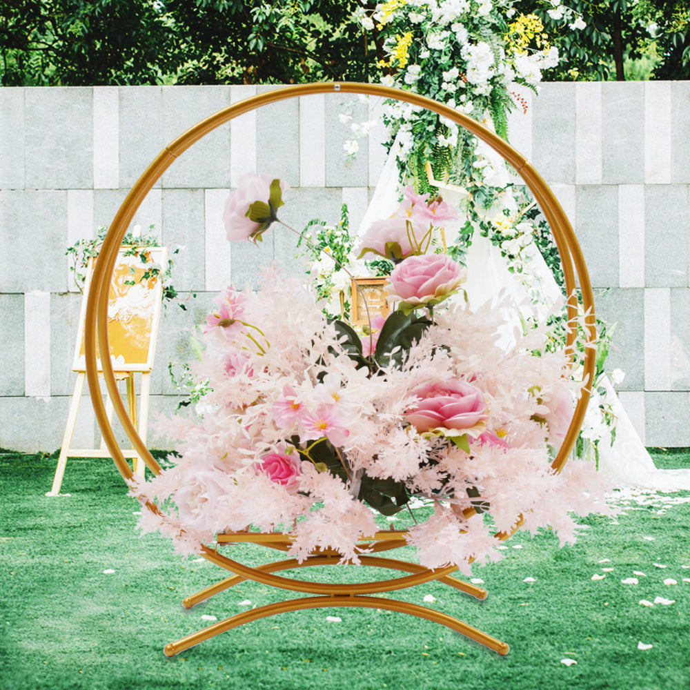 Oro 80cm torta matrimonio stand fiore stand fiore hanger decorazione di nozze, adatto per matrimonio compleanno baby shower