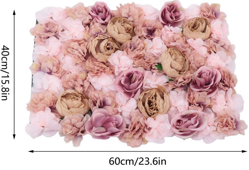 6 pezzi fiori artificiali, decorazione da parete fai da te, per matrimonio, strada, decorazione da parete
