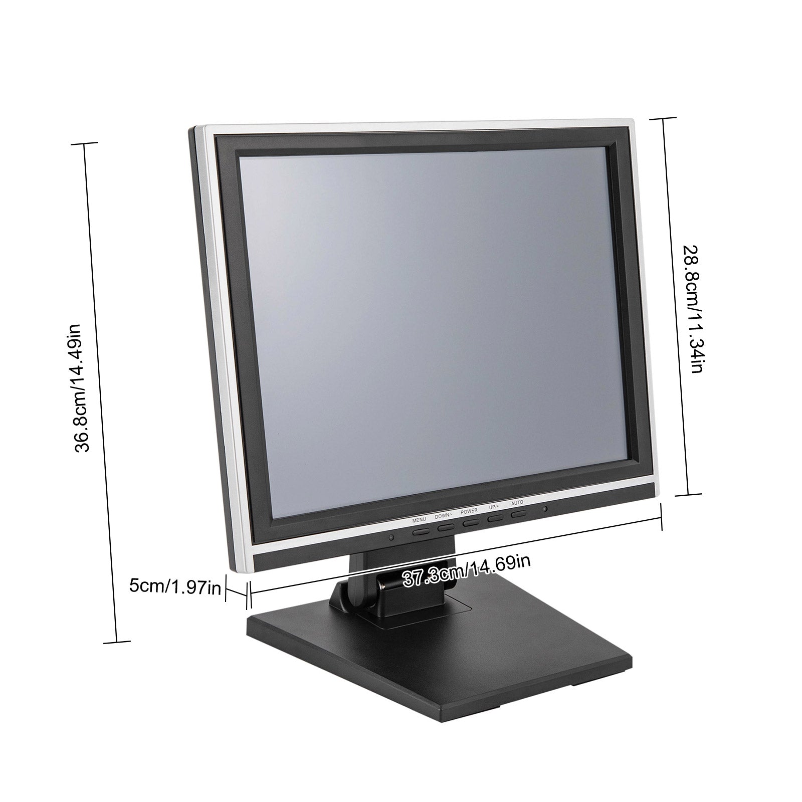 Schermo LCD touchscreen HD 15" 1024 x 768 VGA USB POS