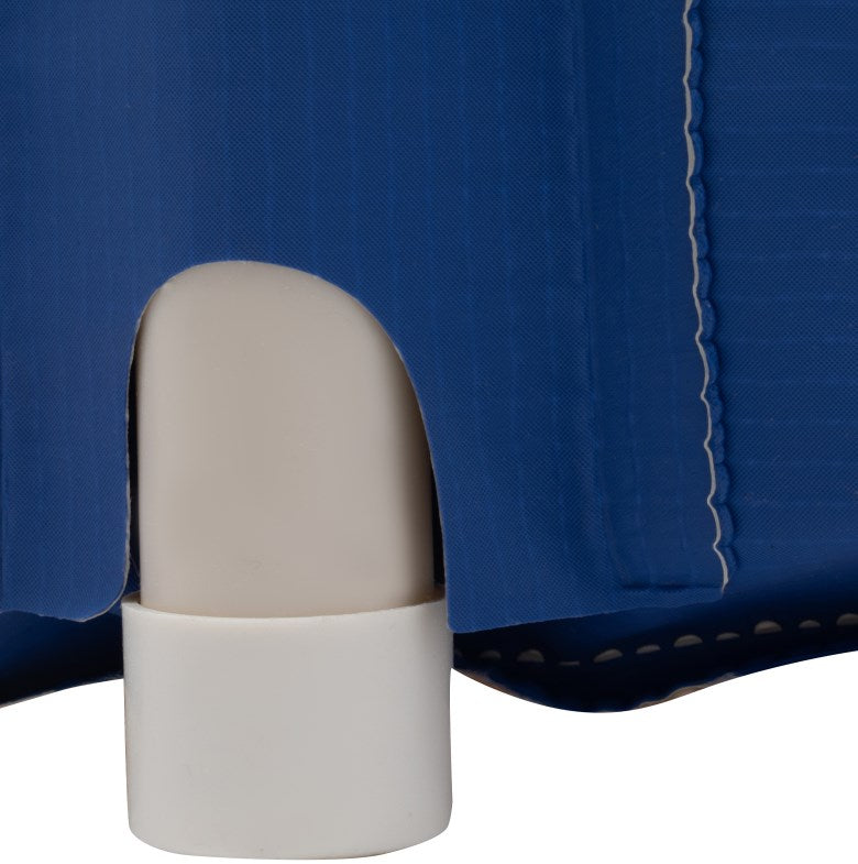Vasca da bagno pieghevole portatile per adulti in PVC, vasca da bagno rotonda da interno per casa e viaggio, blu