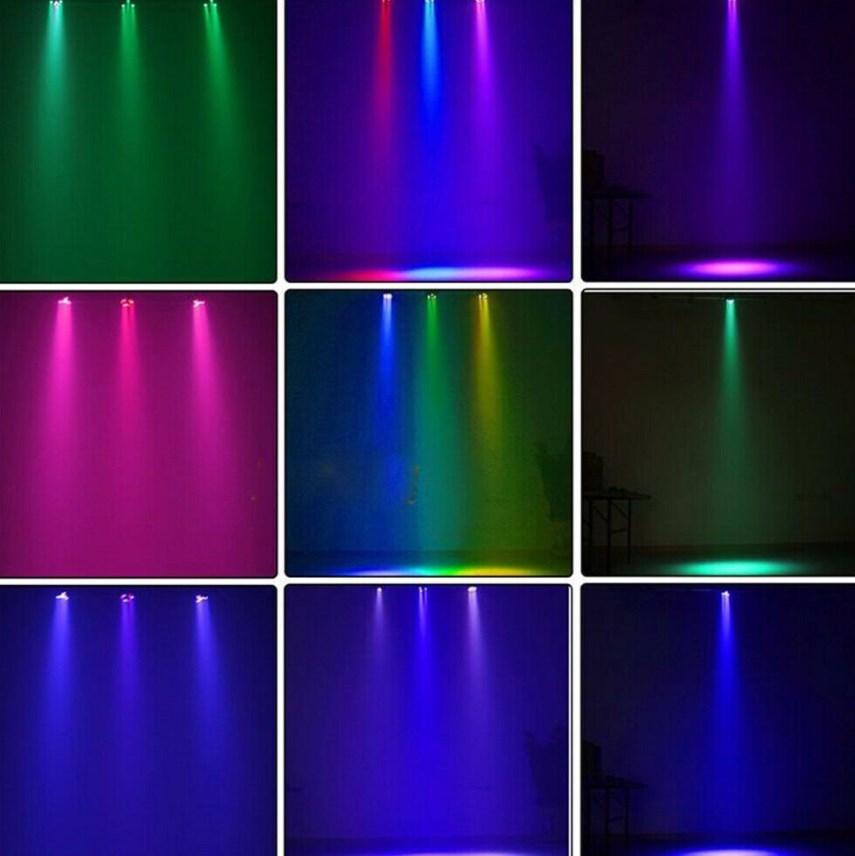 36W Illuminazione da Palcoscenico,lampada da scena a 7 canali,12 luci LED RGB da 3 W,per palcoscenico,feste, matrimoni, bar,club