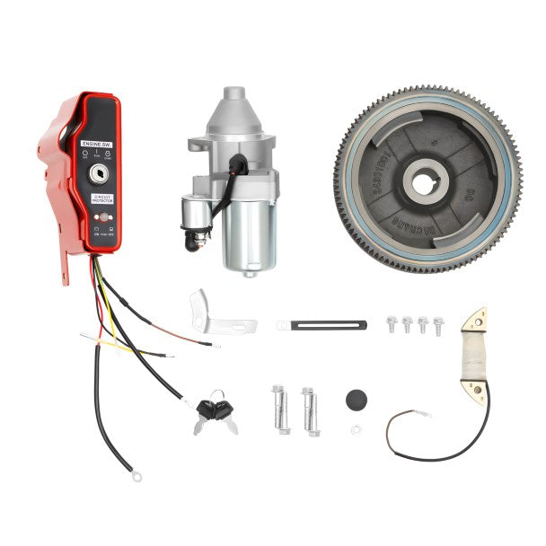 Kit di avviamento elettrico per interruttore a chiave di accensione del motorino di avviamento Honda Gx340 Gx390