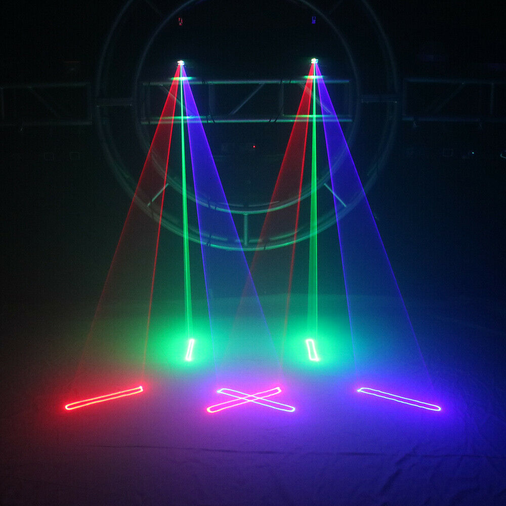 1000mW RGB LASER Programma di Animazione DMX Proiettore Illuminazione scenica DE