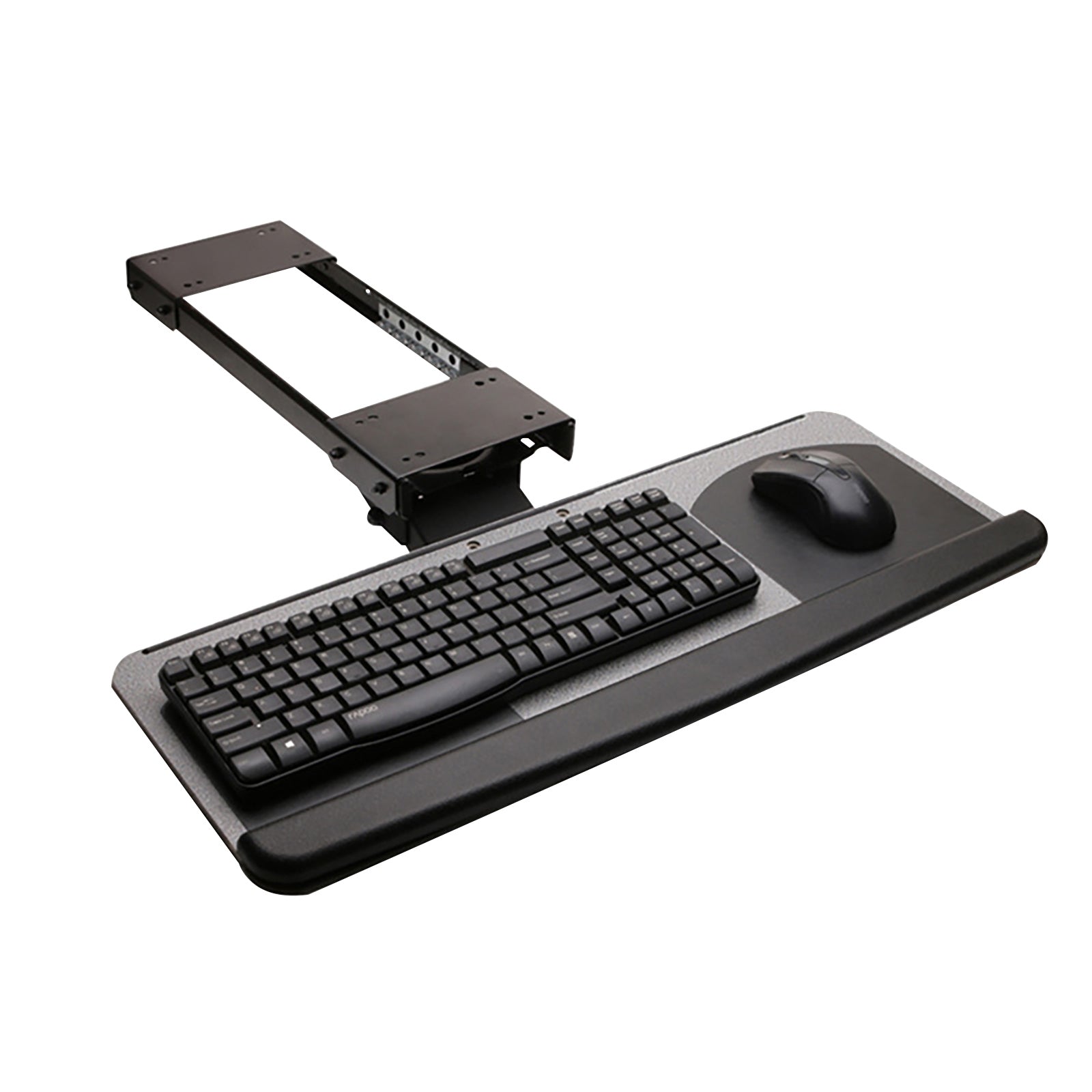 Vassoio per tastiera da scrivania sotto la staffa di montaggio da scrivania, Supporto per laptop ergonomico