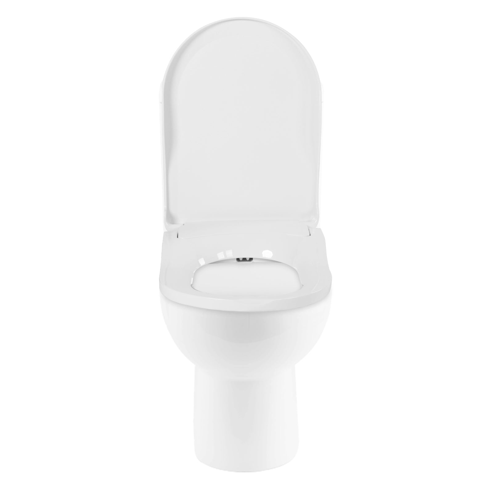 Sedile wc non elettrico con bidet integrato con getto d'acqua dolce, doppi ugelli, igienico, antibatterico, coperchio removibile