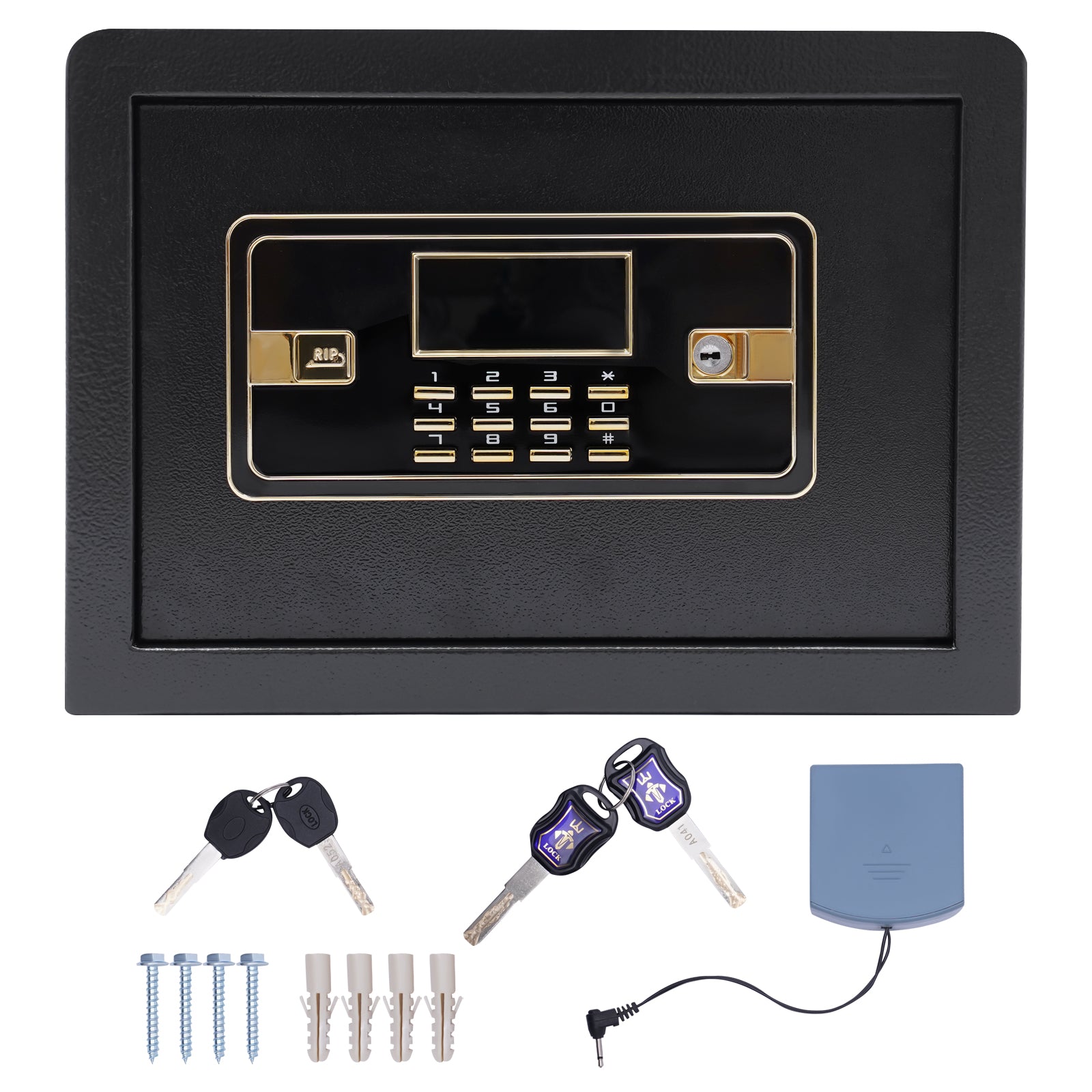 Cassaforte Mobili Cassaforte con tastiera digitale e chiavi Master Keys  per mobili per soldi, Gioielli, documenti ,  4.5 galloni