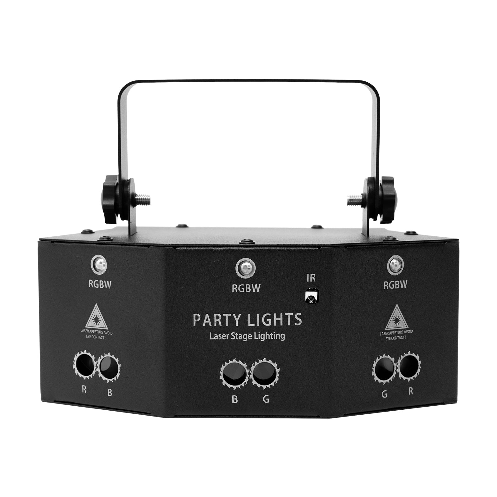 9-Eyes Laser LED RGB light Proiettore per DJ Illuminazione per palcoscenici effetto luce DMX effetto riflettore