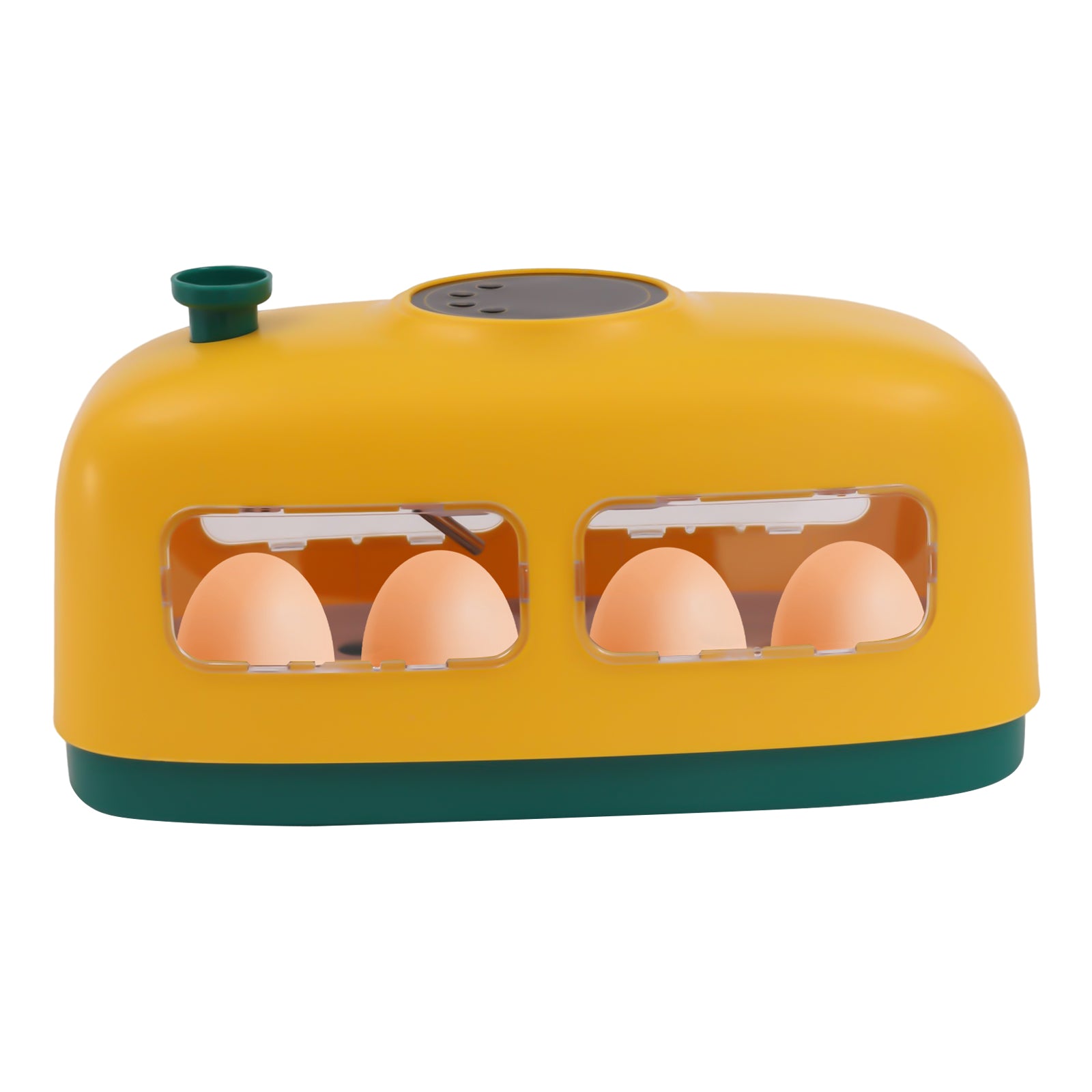 incubatrice automatica per pulcini a LED,8 uova,temperatura 30 – 39,5 °C,per uovo di pollo, anatra, piccione, quaglia uccello (giallo),220 V