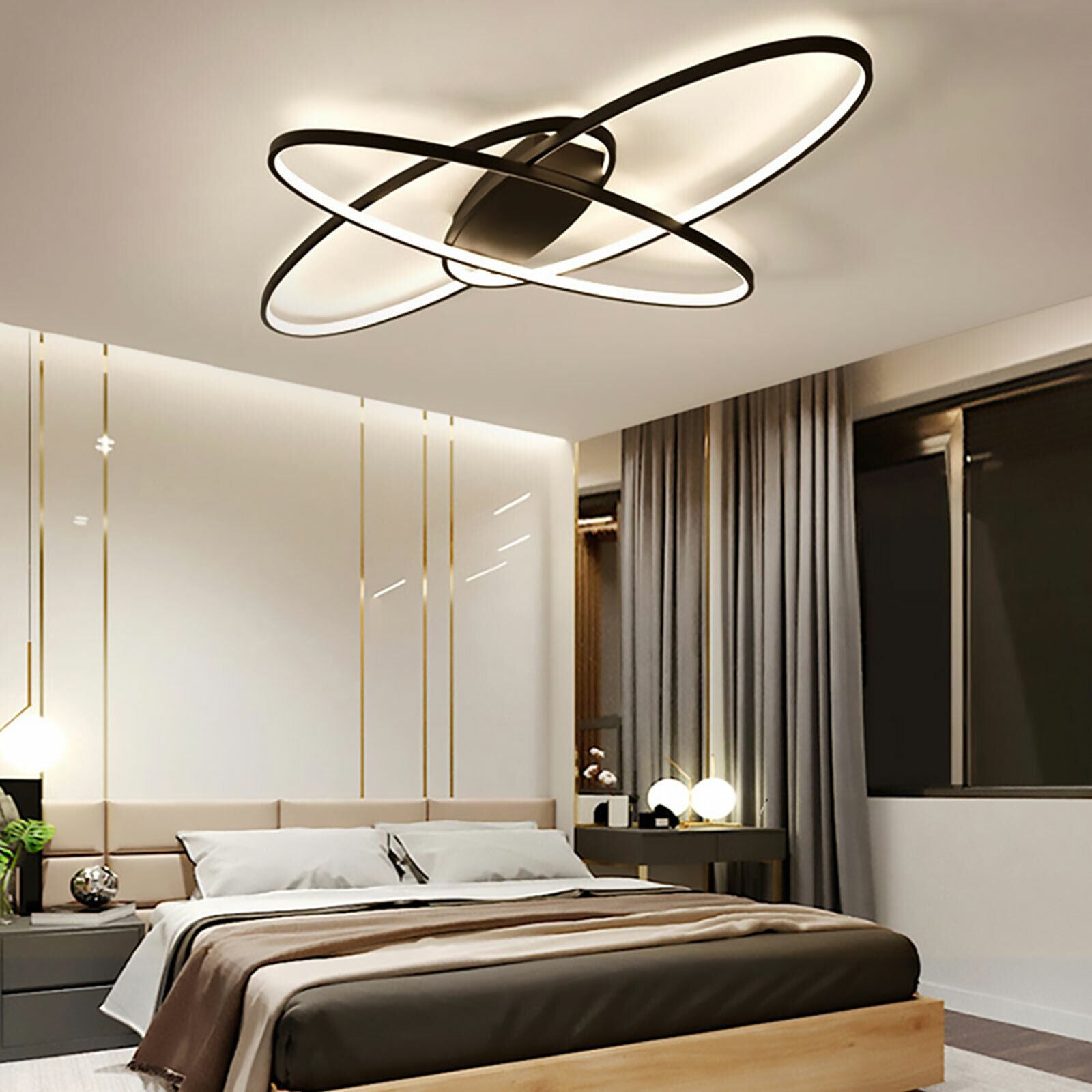 Lampada da soffitto dimmerabile, moderna lampada da soggiorno 75 W