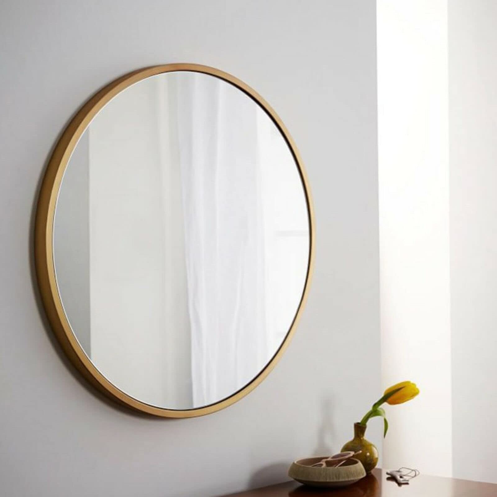 Specchio da parete rotondo da 80 cm Specchio da bagno Specchio da parete