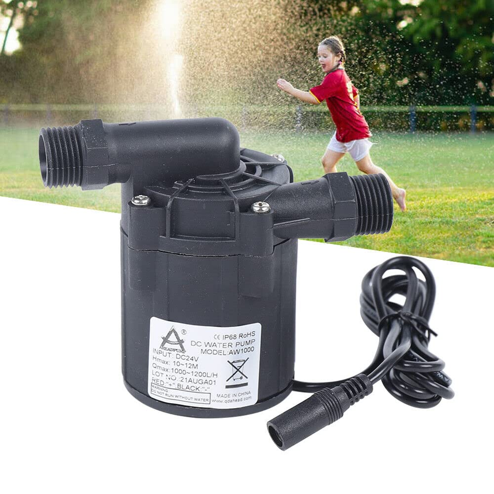 1000L/H-1200L/H pompa dell'acqua senza spazzole motore 24 V DC pompa di circolazione per lavastoviglie, sistema idroponico