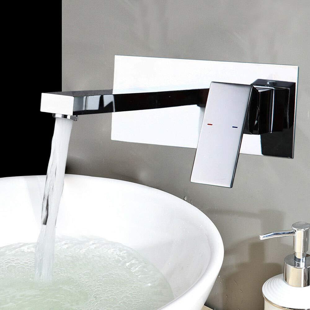 Elegante rubinetto da incasso, rubinetto da bagno, rubinetto da parete