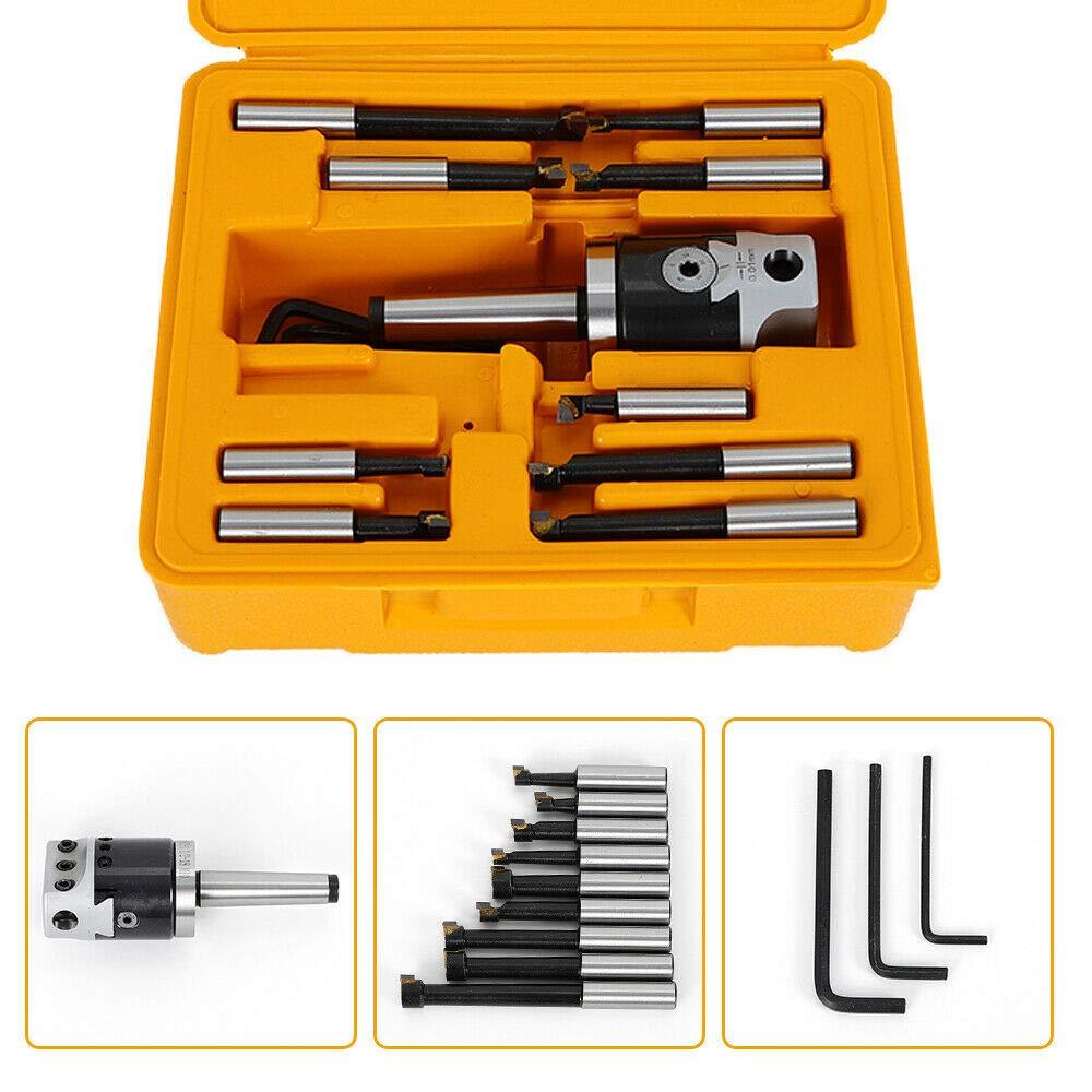 Set di accessori per fresatrice MT2-M10 F1-12 50mm, Accessori per fresatrice con barre di alesatura 
