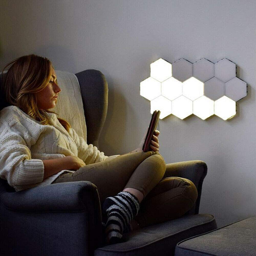3000k 8 pezzi LED luce notturna con lampada a sensore di tocco illuminazione, modulare 