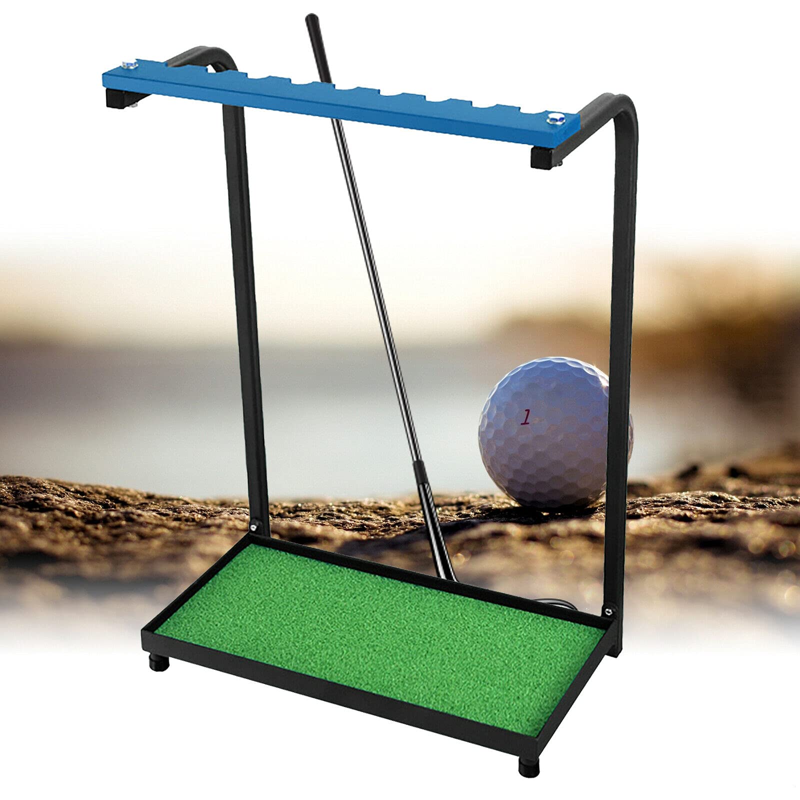 Espositore per mazze da golf Supporto per mazze da golf supporto per putter da golf in metallo resistente