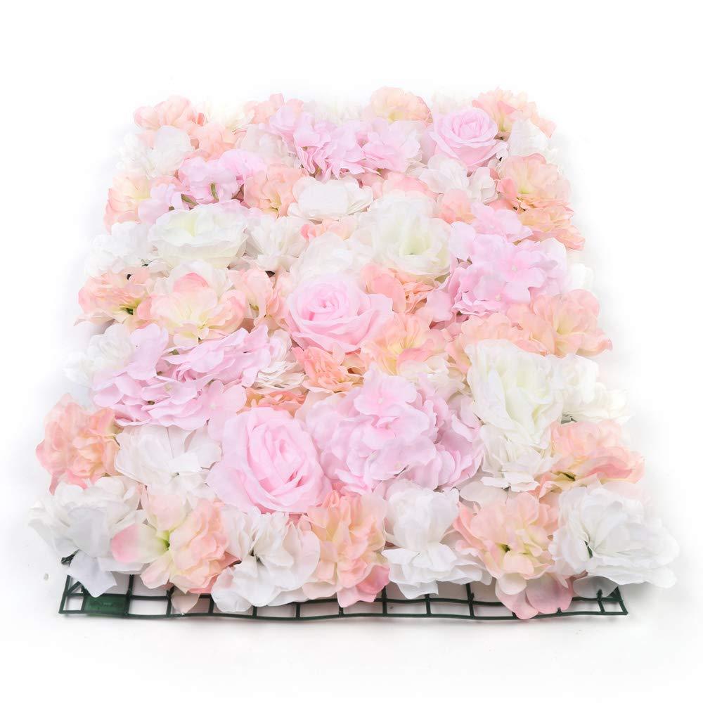 Fiore artificiale rosa ortensia muro fiore di seta per matrimonio giardino
