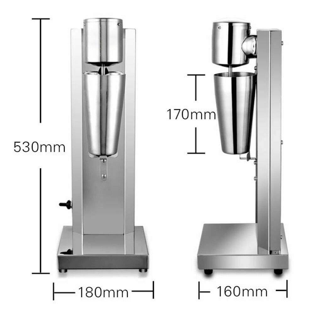 Frullatore per latte da 650 ml, in acciaio inox, 220V 180W Mixer per frullatore per latte