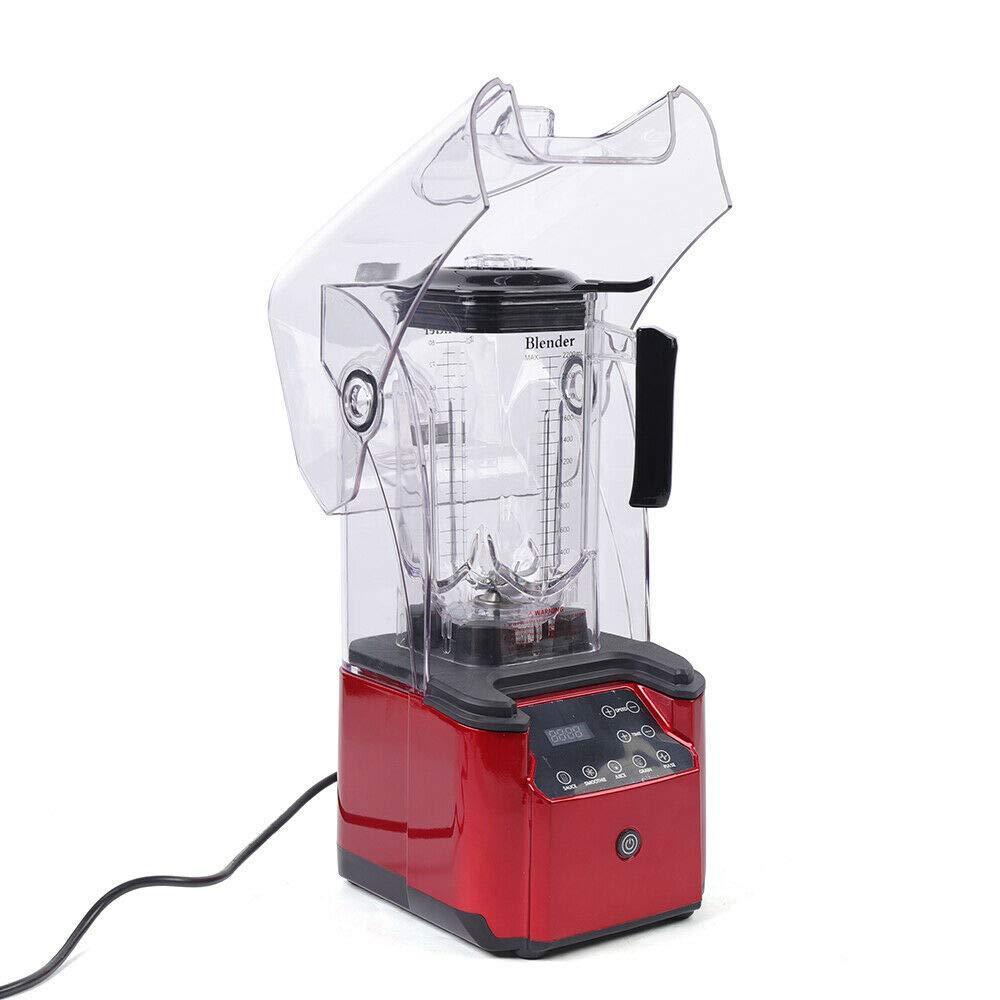 2200W Powerful Commercial Cover Blender Juicer 