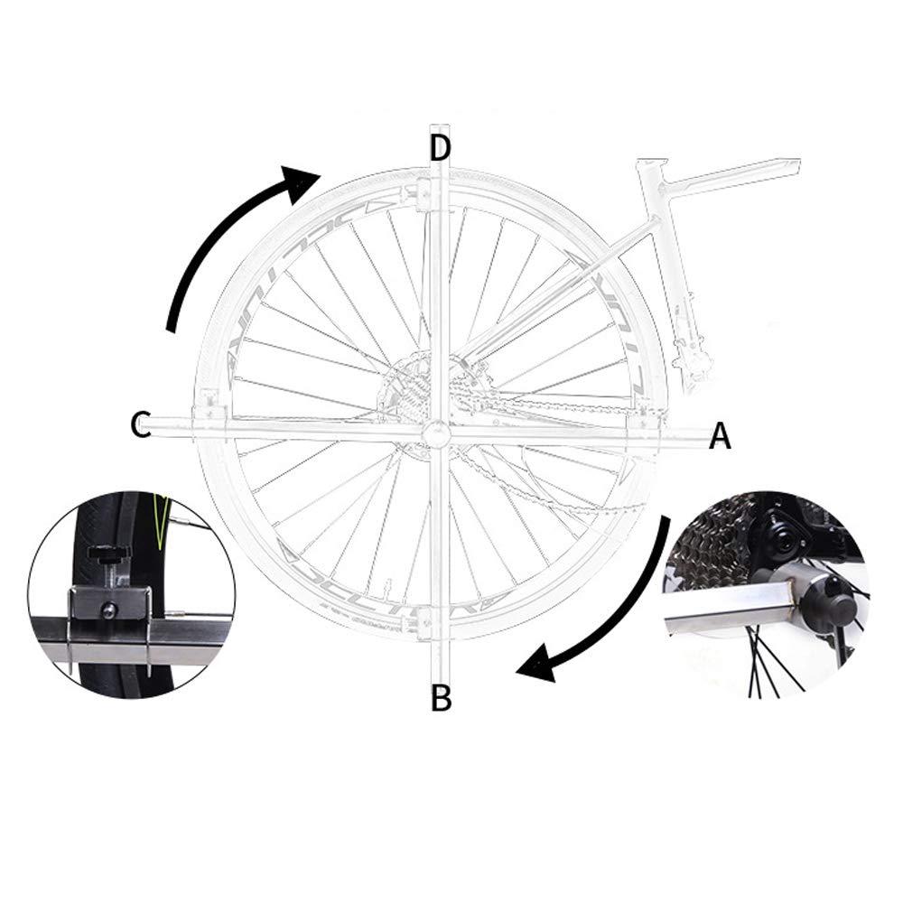 calibro di direzione per bicicletta in acciaio inossidabile, strumento di riparazione della bicicletta