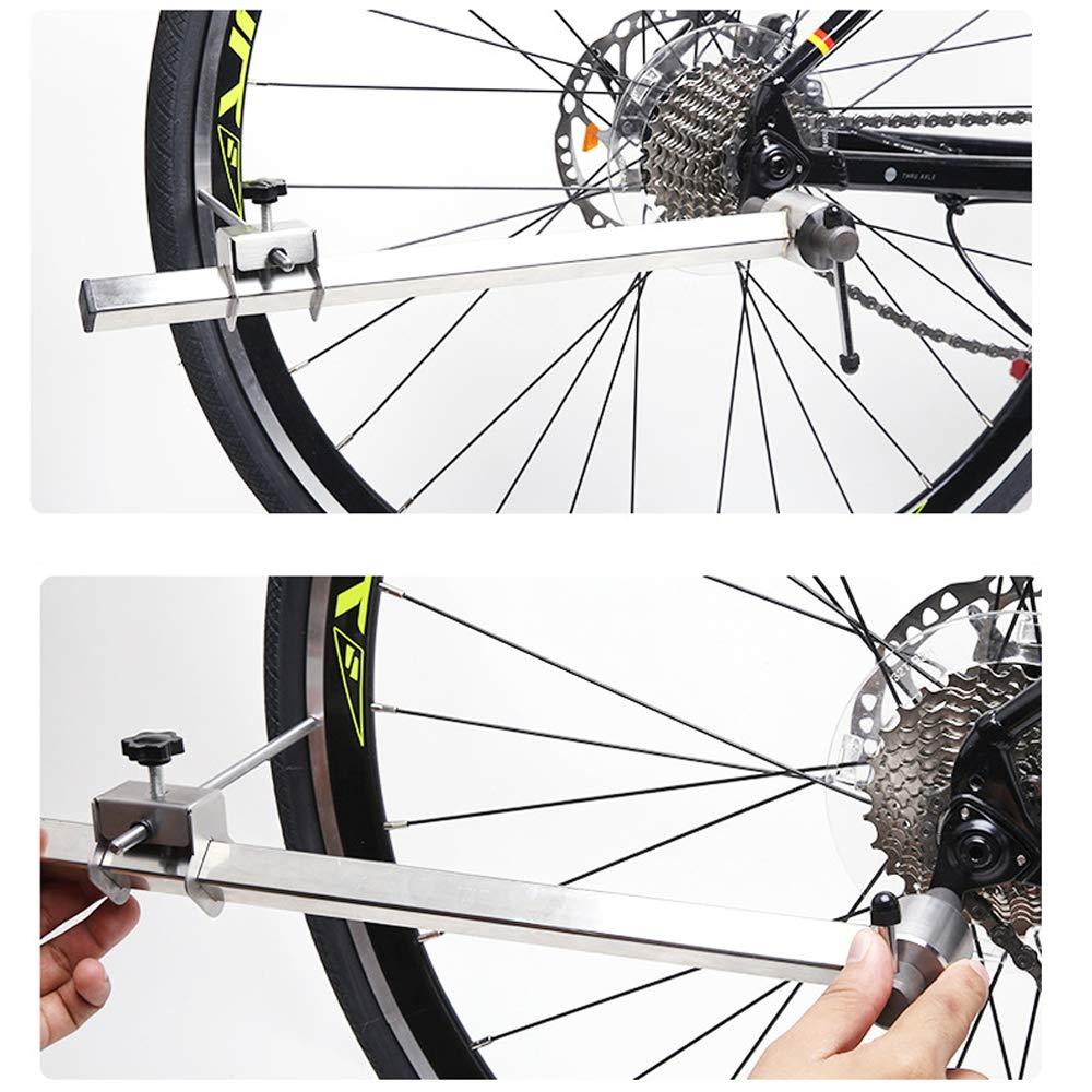 calibro di direzione per bicicletta in acciaio inossidabile, strumento di riparazione della bicicletta