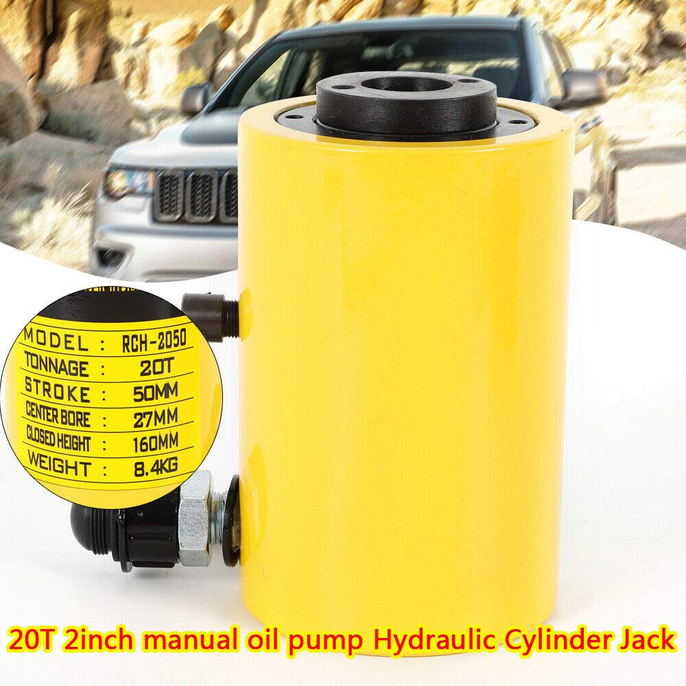  Pompa dell'olio manuale, 20T, cilindro idraulico, sollevatore ad aria compressa Hydra Lift 44000 LBS