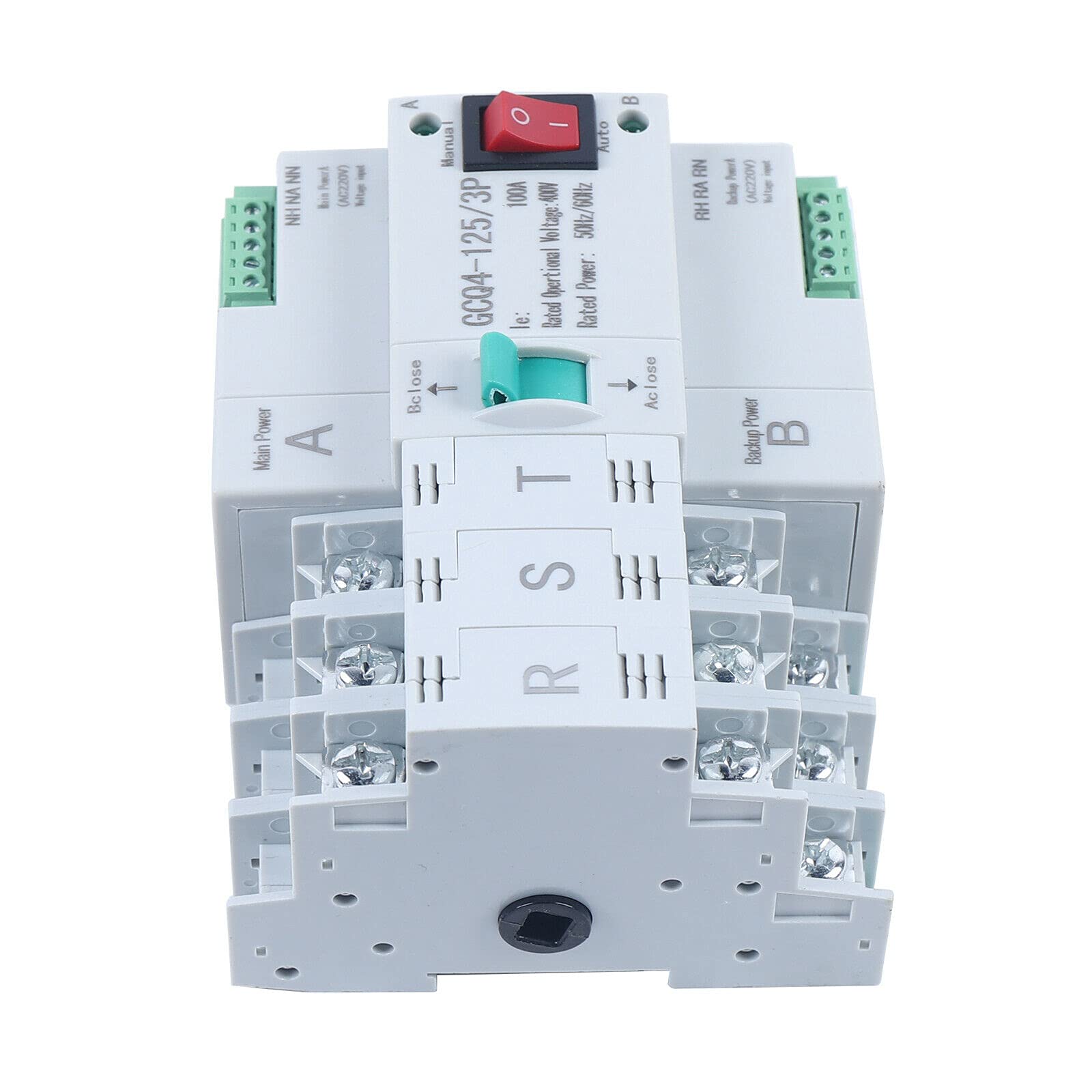 MINI interruttore di trasferimento automatico a doppia alimentazione 3P 100A 230V AC Installazione