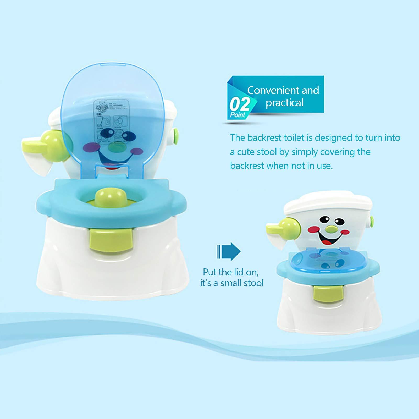 Vasino, vasino portatile antiscivolo per bambini, blu, sedile WC per bambini