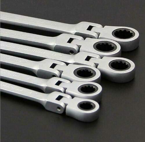 22 pezzi set di cricchetti per chiavi aperte 6-32 mm,  chiavi ad anello a cricchetto