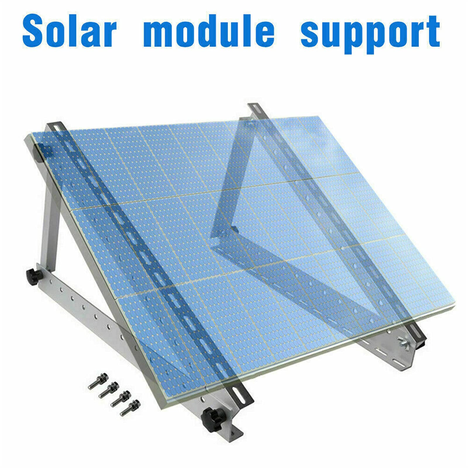 Supporto solare per pannelli solari in alluminio Regolabile 556 mm
