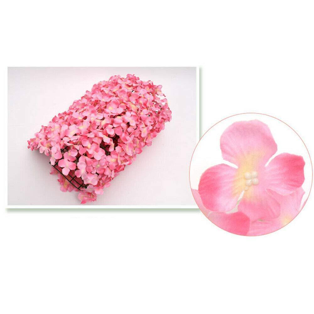 20 pezzi di fiori artificiali da parete Fiori a colonna ortensie rosa
