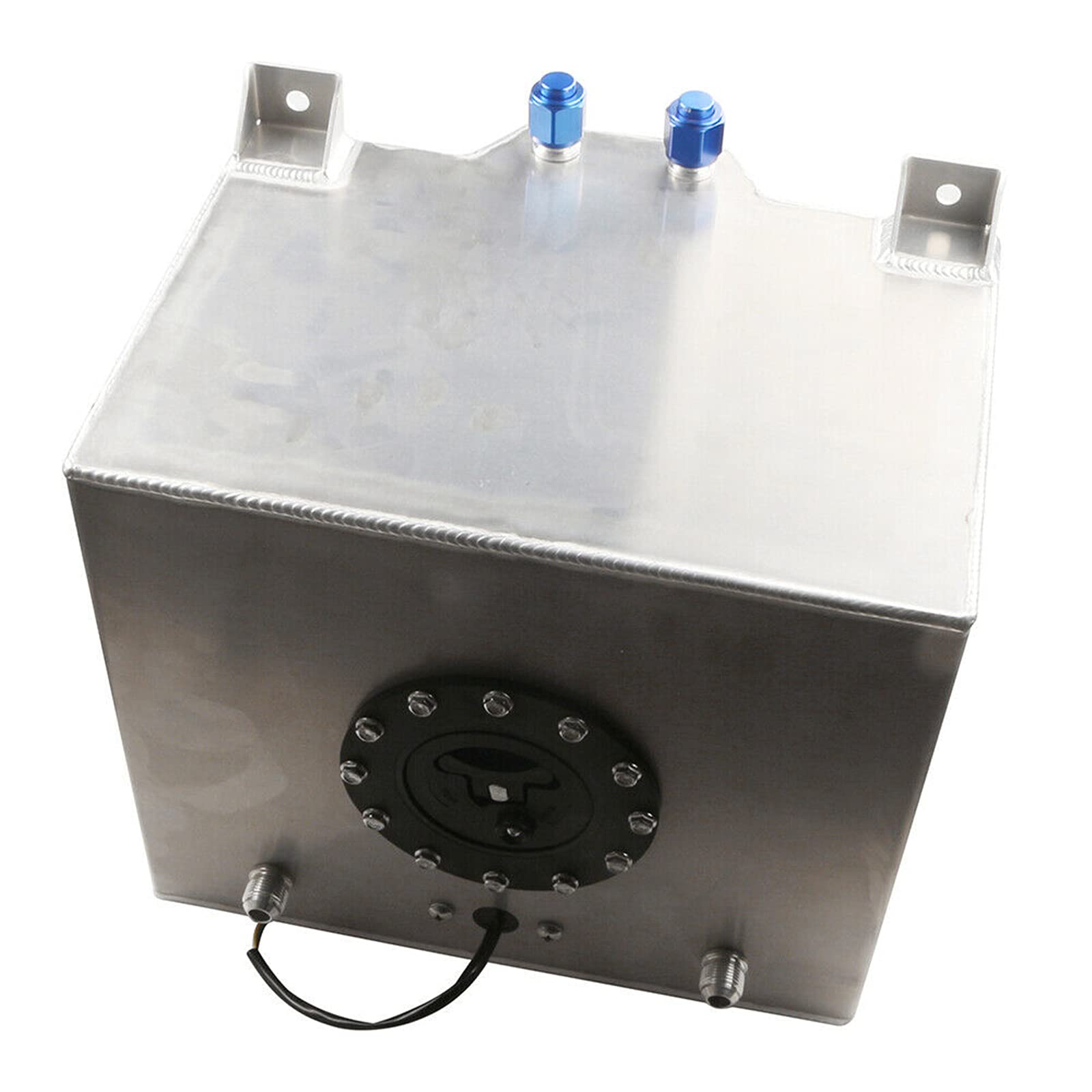20L Serbatoio universale in lega di alluminio con sensore di livello dell'olio, 0-90 Ohm