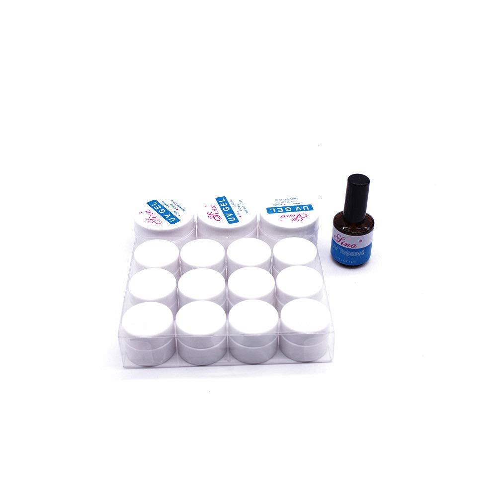 Starter kit per unghie, lampada UV 36W, gel colorato, kit per unghie