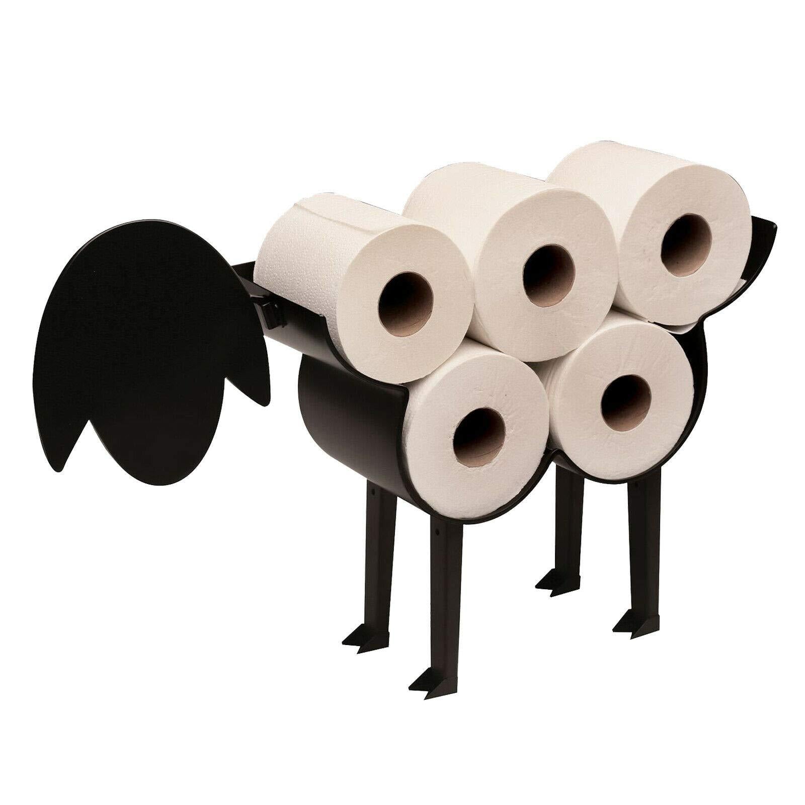 Supporto per rotolo di carta igienica a forma di pecora