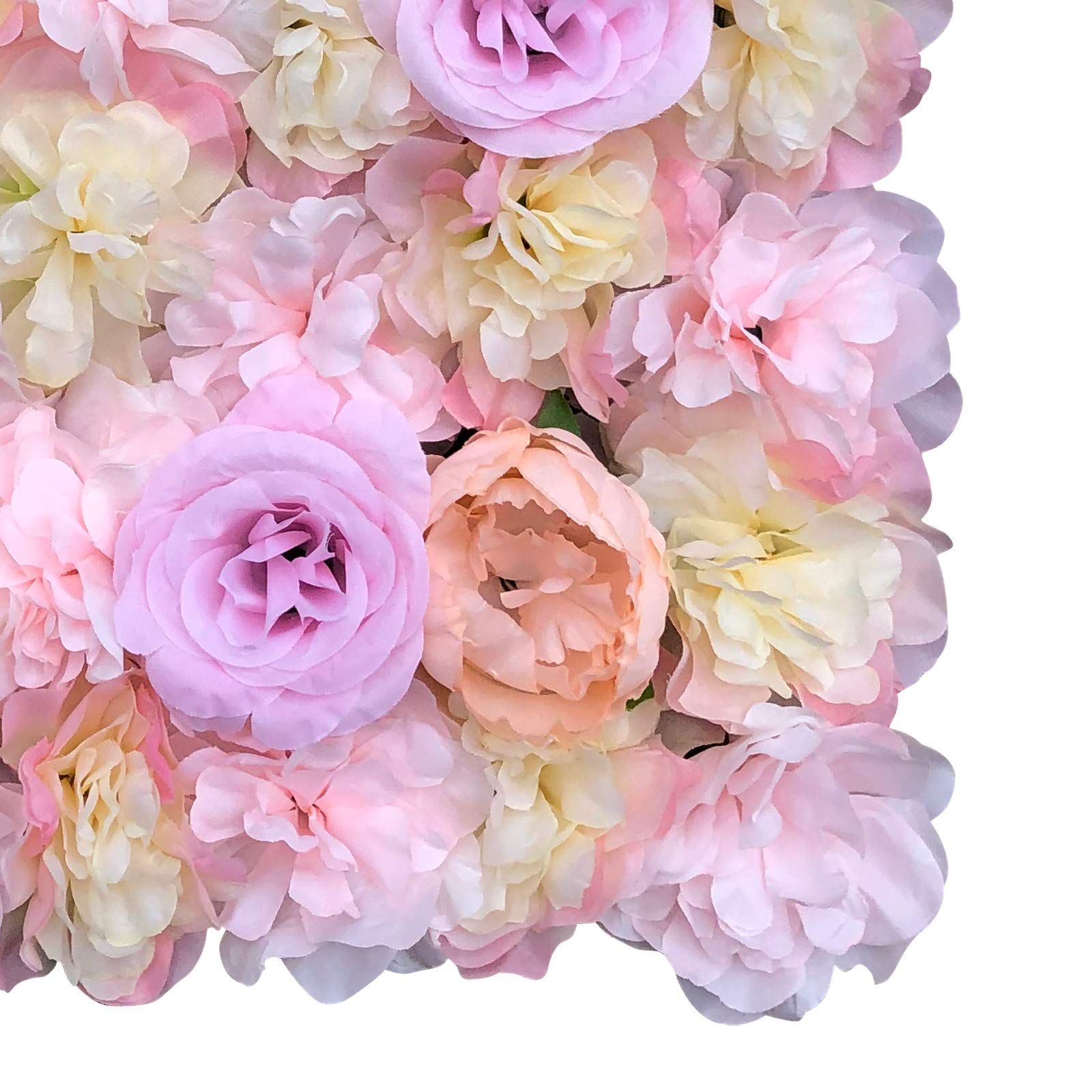  5 pezzi di fiori artificiali da parete di seta, fiori artificiali, decorazione da parete per matrimonio, sfondo per fotografia