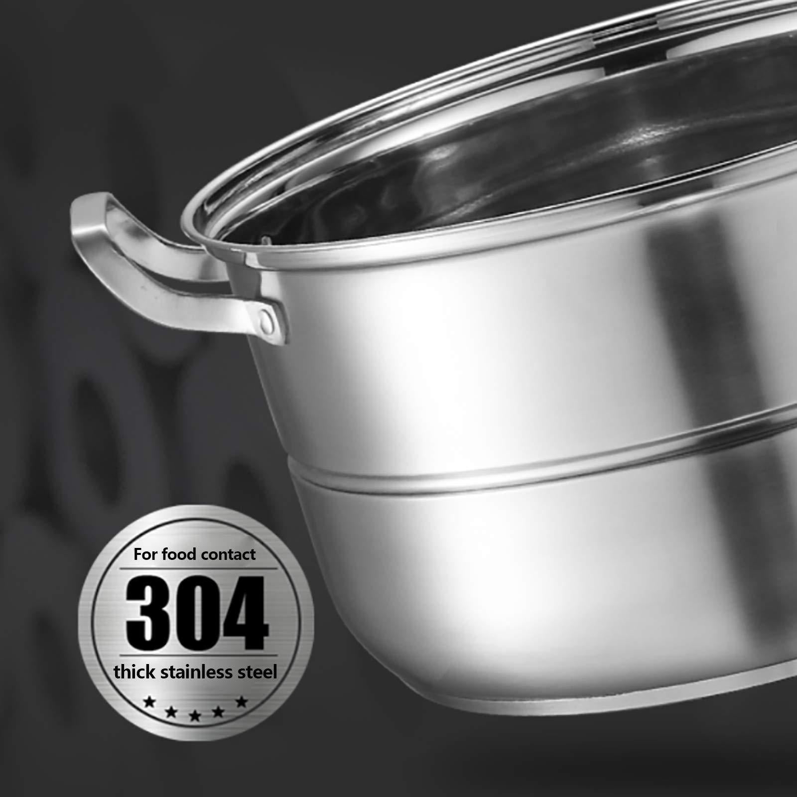 Vaporiera a 5 strati in acciaio inossidabile 304 per uso alimentare, per cucinare zuppe