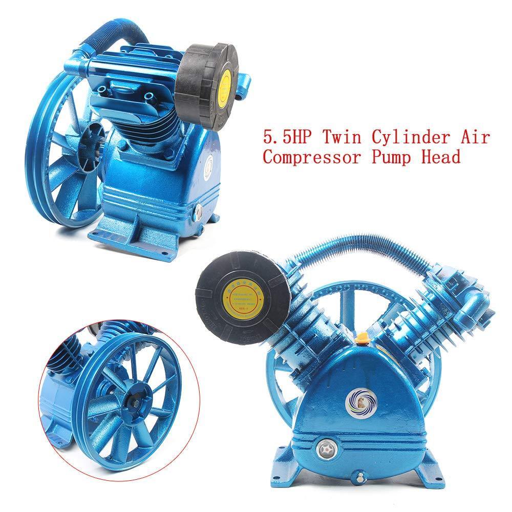 Compressore ad aria compressa portatile 5,5 CV 21 CFM Aggregat a forma di V 2 cilindri 4000 W compressore ad aria compressa