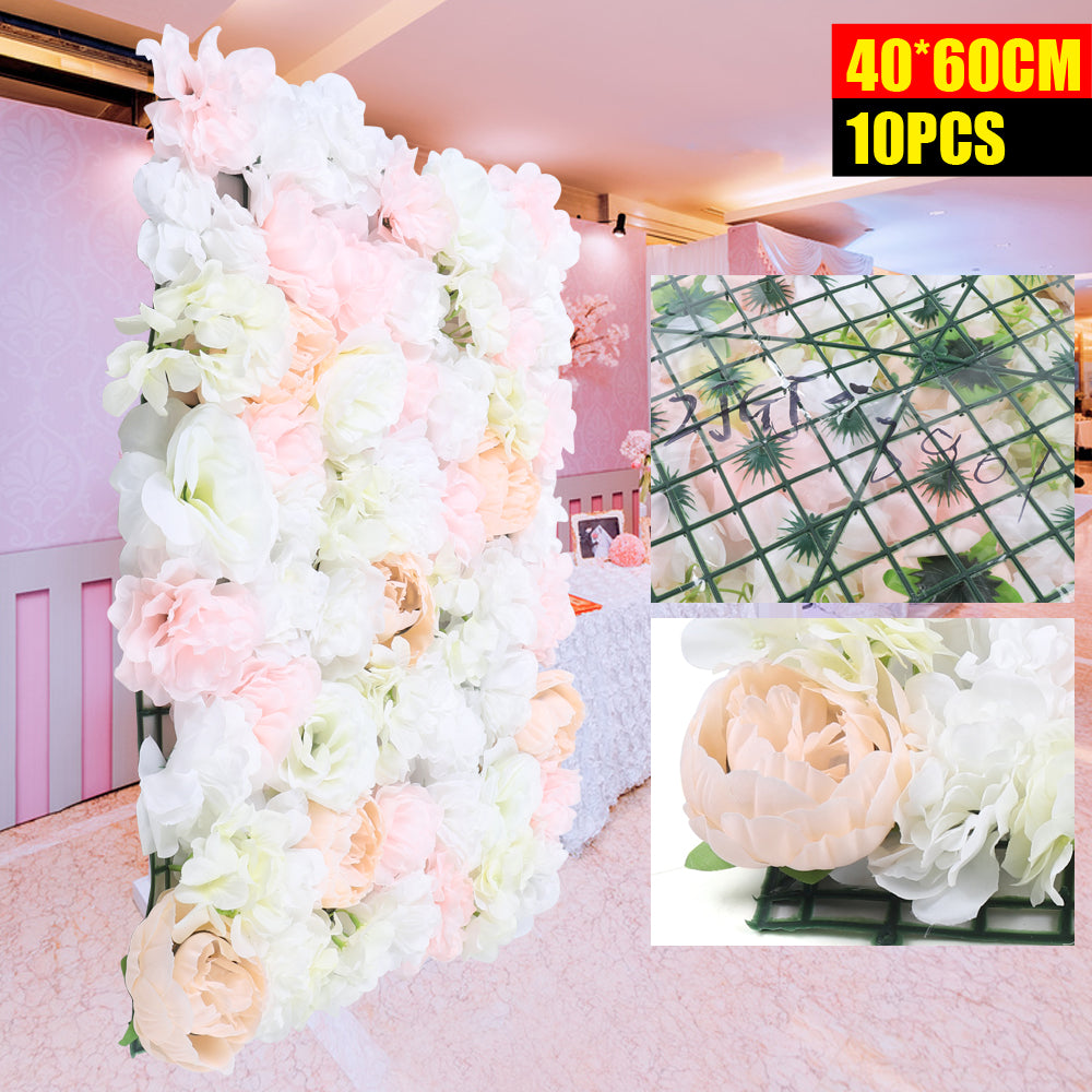  10 fiori artificiali fai da te da appendere alla parete, 40 x 60 cm