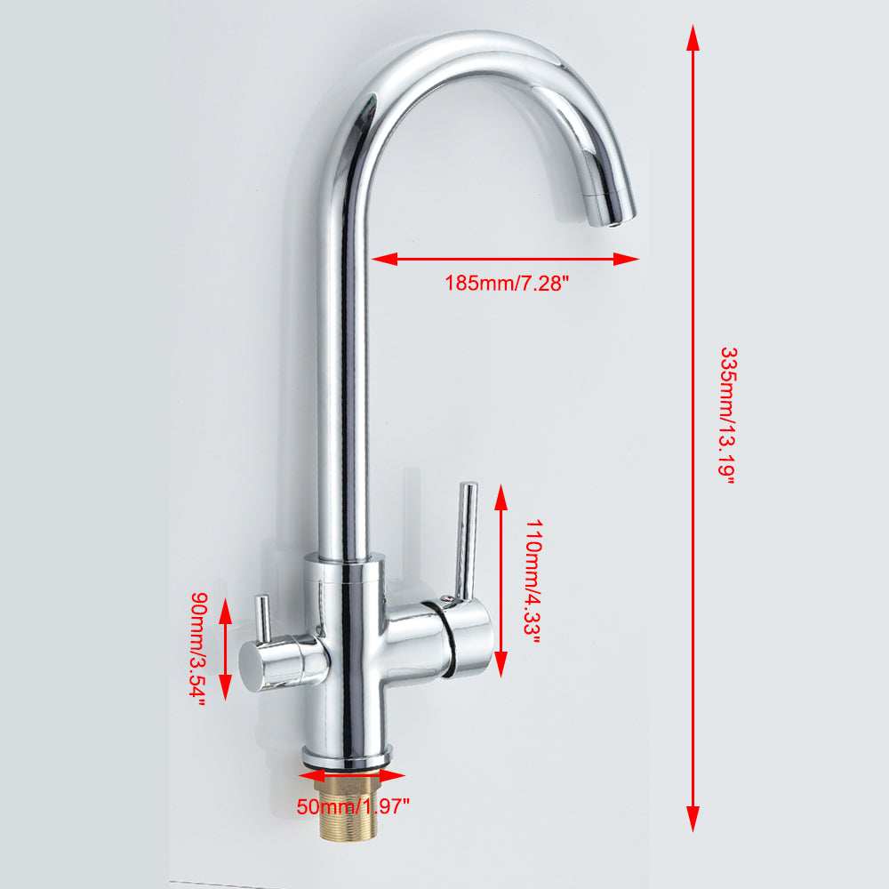3 modi rubinetto filtro acqua per cucina, rubinetto cucina raccordo