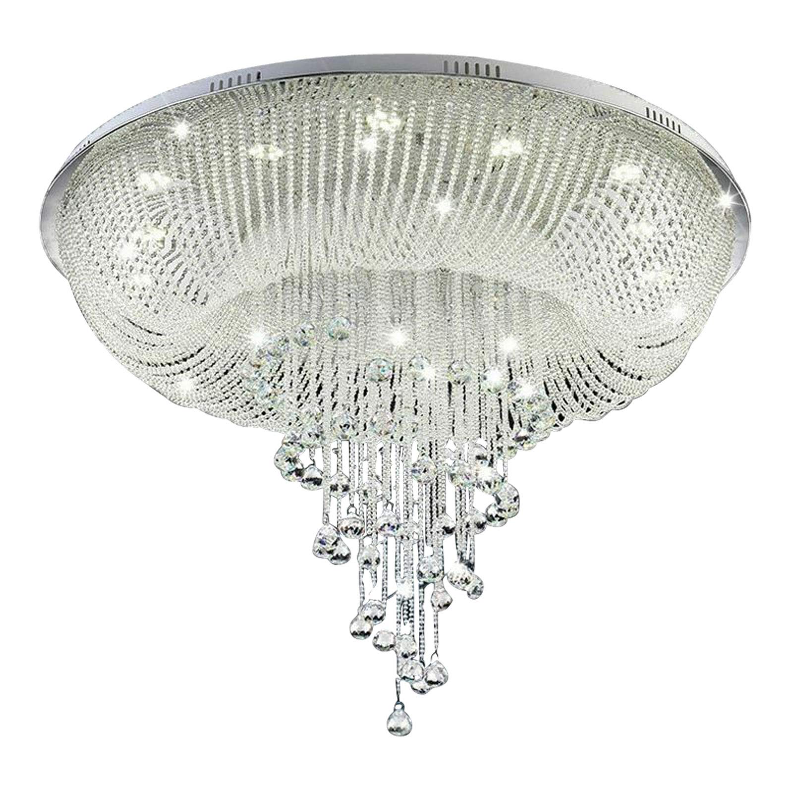 Lampadario di cristallo moderno Lampadario di cristallo moderno Mini a filo Bella plafoniera in cristallo con lampadine