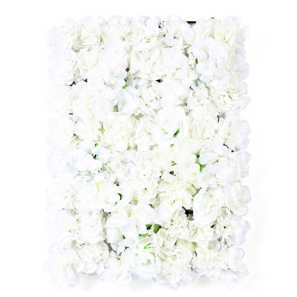 20 pannelli da parete di fiori artificiali in seta