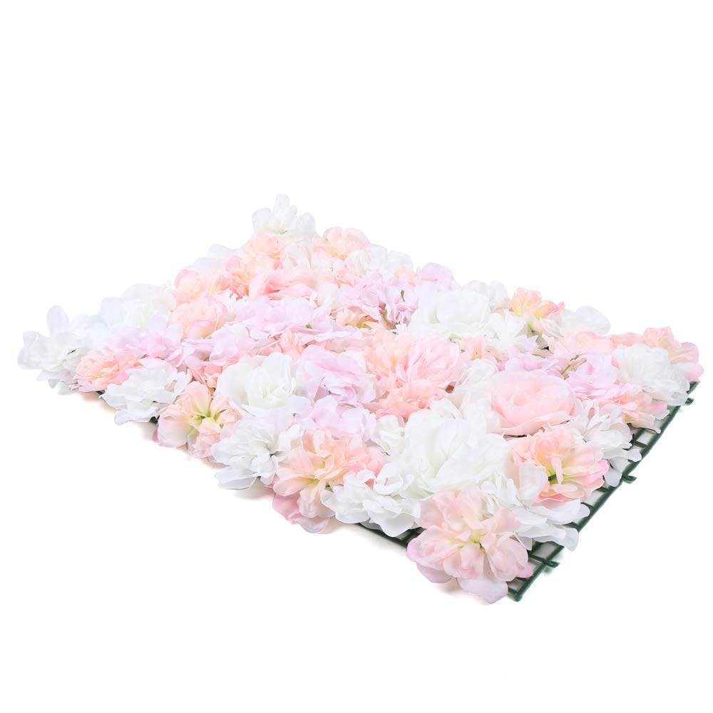 12x muro di fiori artificiali muro di rose fai da te matrimonio strada sfondo decorazione della sede