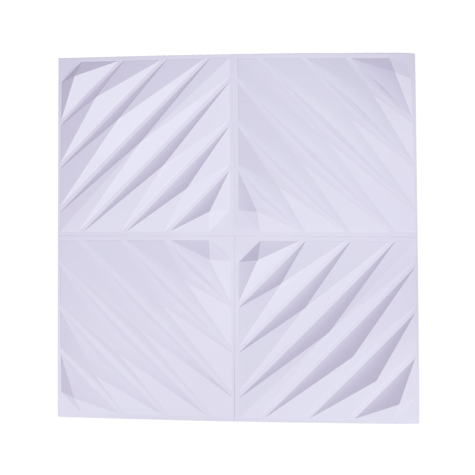 12 pannelli da parete 3D in PVC con diamante