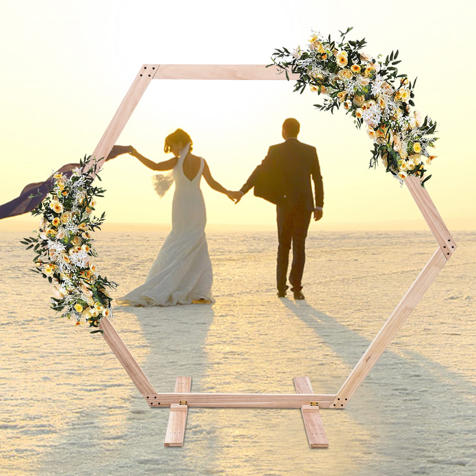 Arco di nozze in legno
