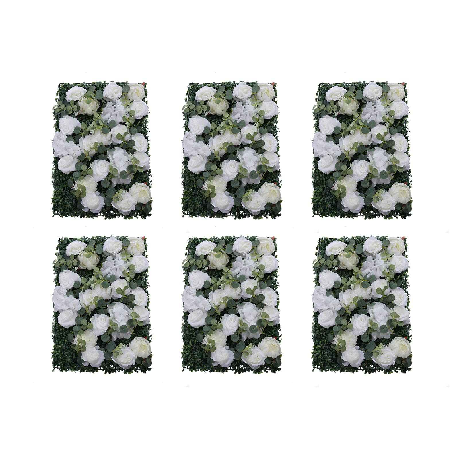 6 pannelli da parete a forma di fiore