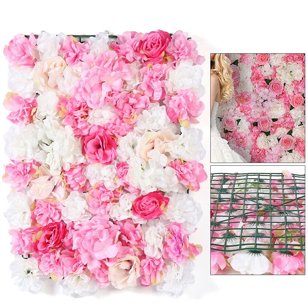 20 decorazioni da parete con rose artificiali